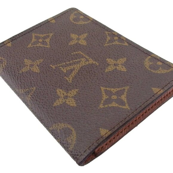 LOUIS VUITTON Pass case Brown beige Women M60533 Authentic secondhand